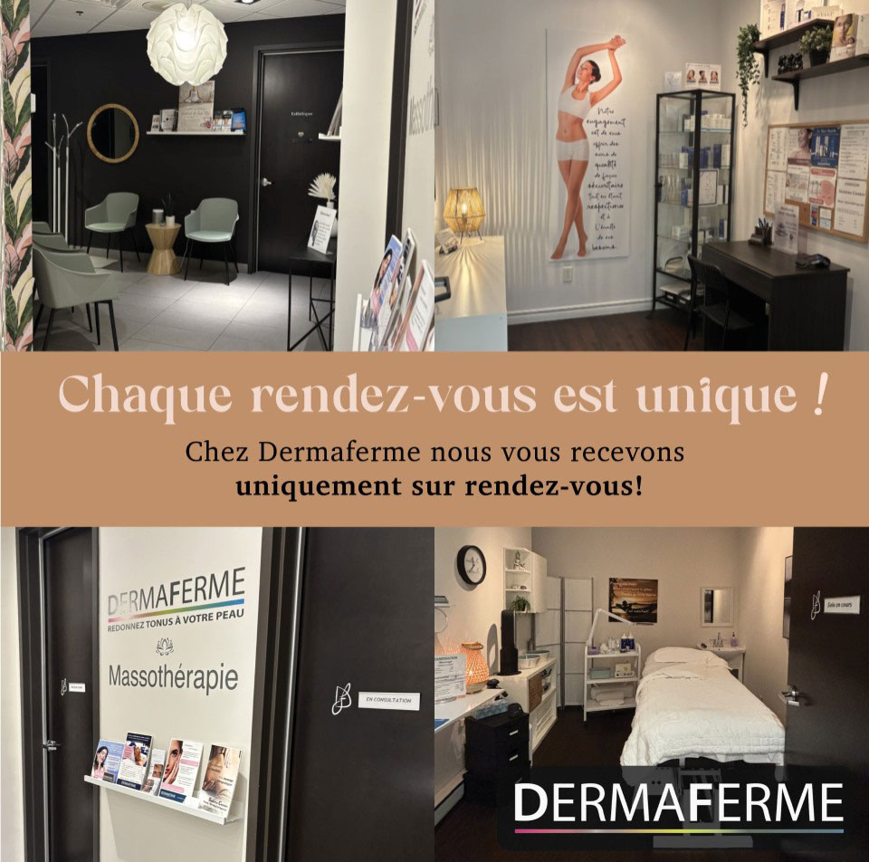 Promotion DERMAFERME - Horaires atypiques, accueil chaleureux ! Pensez simplement à prendre rendez-vous.